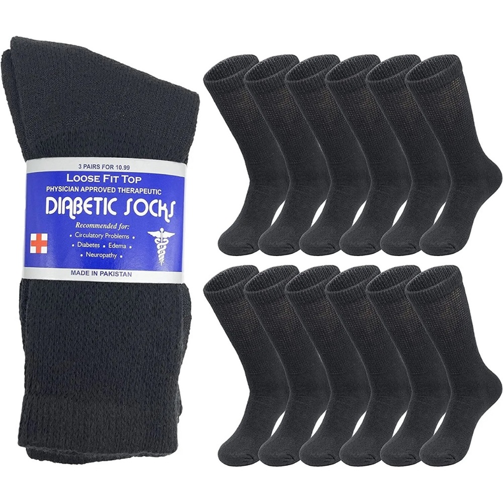 3-Pairs Circulatory Diabetic Socks